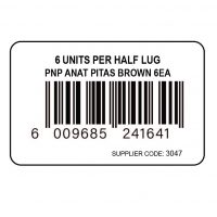 Barcode PNP ANAT PITAS BROWN 6EA